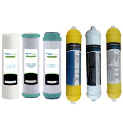 فیلتر دستگاه تصفیه کننده آب آکوآ اسپرینگ مدل SPARE FILTER – 6P مجموعه 6 عددی