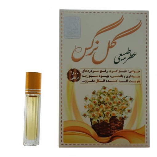 عطر جیبی طبیب مدل گل نرگس حجم 4 میلی لیتر