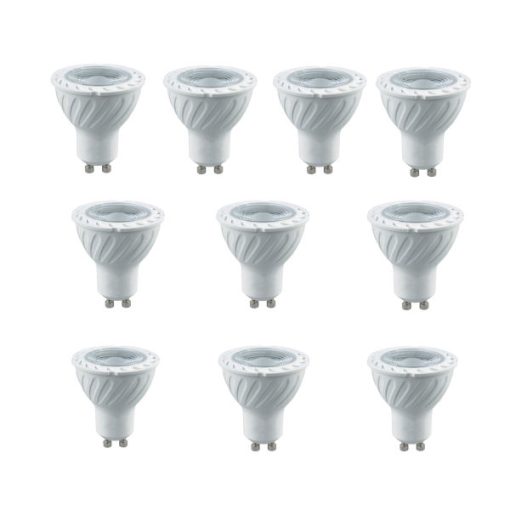 لامپ هالوژن ال ای دی 7 وات پارس شعاع توس مدل LNEW پایه GU10 بسته 10 عددی