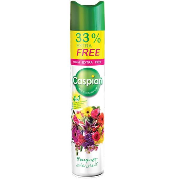 اسپری خوشبو کننده هوا کاسپین مدل Bouquet حجم 400 میلی لیتر اسپری خوشبو کننده هوا کاسپین مدل Bouquet حجم 400 میلی لیتر