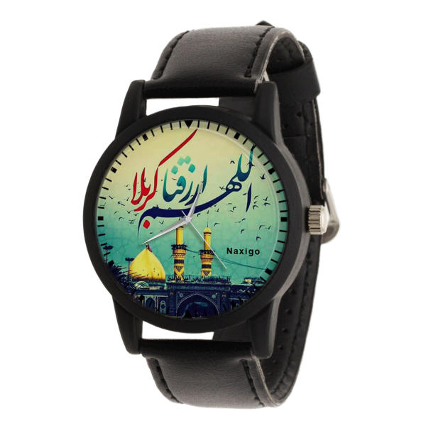 ساعت مچی عقربه ای ناکسیگو طرح اللهم ارزقنا کربلا کد LF4257 ساعت مچی عقربه ای ناکسیگو طرح اللهم ارزقنا کربلا کد LF4257