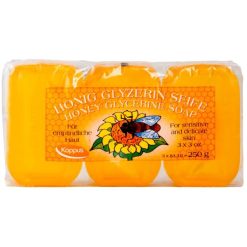 پک صابون کاپوس مدل Honey Glycerine بسته 3 عددی