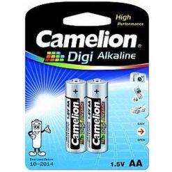 باتری قلمی کملیون مدل Digi Alkaline LR6-BP2DGP بسته 2 عددی