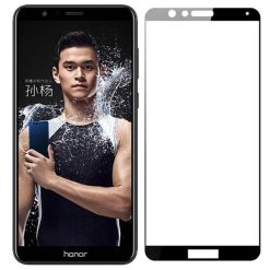 محافظ صفحه نمایش تمپرد مدل فول چسب مناسب برای گوشی موبایل هواوی Honor 7X