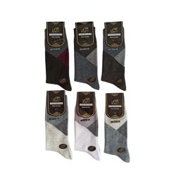 جوراب مردانه ارس مدل ساق بلندمجموعه 6 عددی