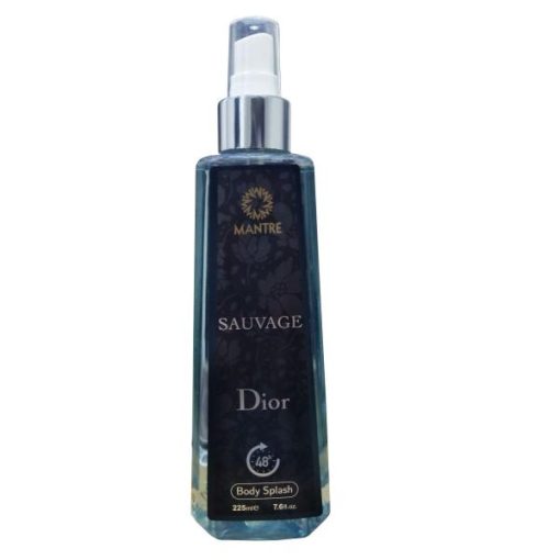 بادی اسپلش مردانه مانتره مدل Sauvage Dior حجم 225 میلی لیتر