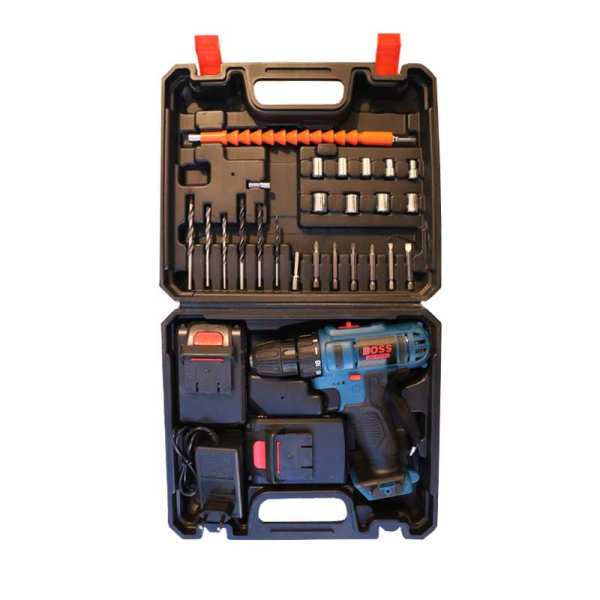 مجموعه 27 عددی دریل پیچ گوشتی چکشی شارژی باس مدل 27PC24V مجموعه 27 عددی دریل پیچ گوشتی چکشی شارژی باس مدل 27PC24V