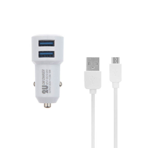 شارژر فندکی الدینو مدل C309، به همراه کابل تبدیل microusb شارژر فندکی الدینو مدل C309، به همراه کابل تبدیل microusb