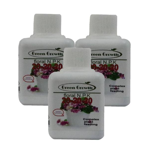 کود مایع کامل گرین گروت مدل Floral N.P.K بسته 3 عددی کود مایع کامل گرین گروت مدل Floral N.P.K بسته 3 عددی