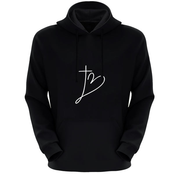 هودی زنانه مدل X117 رنگ مشکی هودی زنانه مدل X117 رنگ مشکی