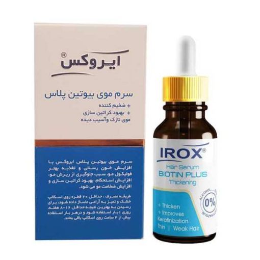 سرم مو ایروکس مدل Biotin Plus حجم 30 میلی لیتر