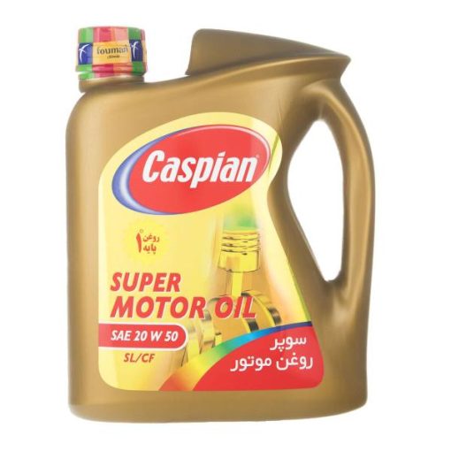 روغن موتور خودرو کاسپین مدل Super Motor Oil حجم 3.8 لیتر