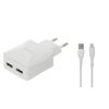 شارژر دیواری تسکو مدل TTC 63 به همراه کابل تبدیل USB-C / micro‌USB