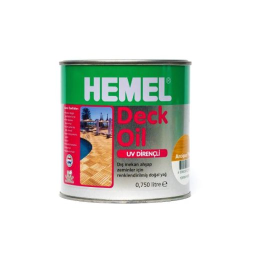 رنگ چوب و ترمووود گردویی والنات همل مدل Deck WAL حجم 750 میلی لیتر