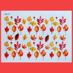 استیکر طراحی ناخن طرح برگ های پاییزی مدل C110