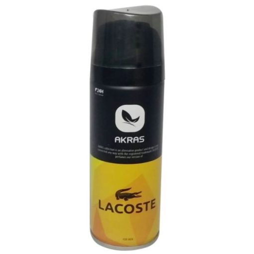 اسپری بدن مردانه آکراس مدل lacoste حجم 200 میلی لیتر