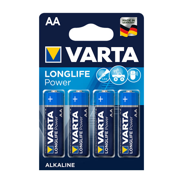 باتری قلمی وارتا مدل Longlife Power بسته 4 عددی باتری قلمی وارتا مدل Longlife Power بسته 4 عددی