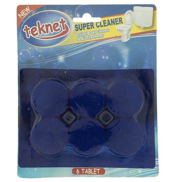 قرص ضدعفونی کننده توالت فرنگی تکنت کد 06 بسته 6 عددی قرص ضدعفونی کننده توالت فرنگی تکنت کد 06 بسته 6 عددی