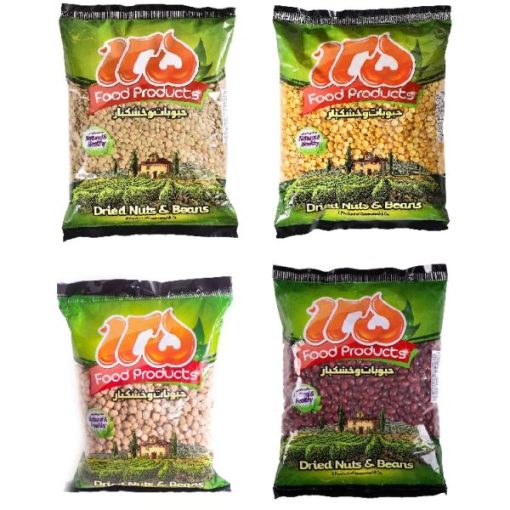 حبوبات 125 – 450 گرم بسته 4 عددی