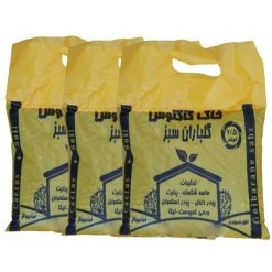 خاک کاکتوس گلباران سبز مدل 01 ظرفیت 1/5 لیترمجموعه سه عددی
