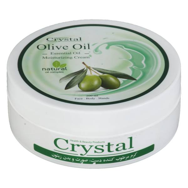 کرم مرطوب کننده کریستال مدل Olive حجم 200 میلی لیتر کرم مرطوب کننده کریستال مدل Olive حجم 200 میلی لیتر