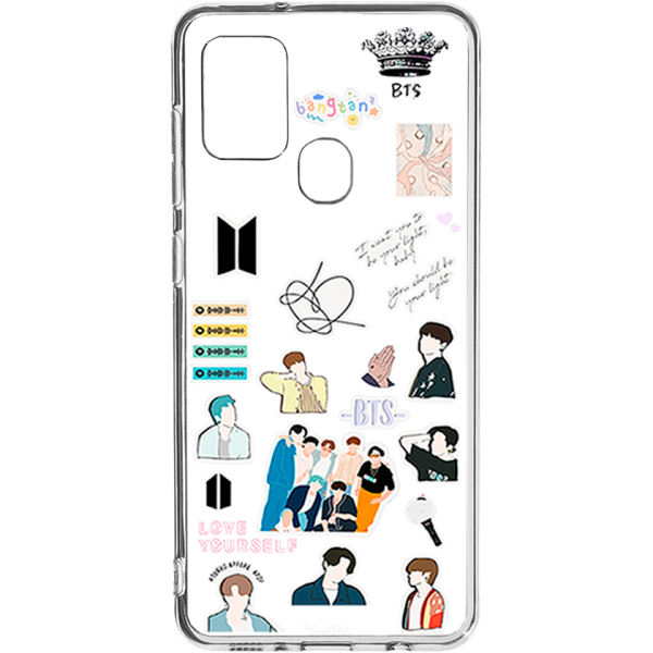 کاور طرح BTS مناسب برای گوشی موبایل سامسونگ Galaxy A21S کاور طرح BTS مناسب برای گوشی موبایل سامسونگ Galaxy A21S