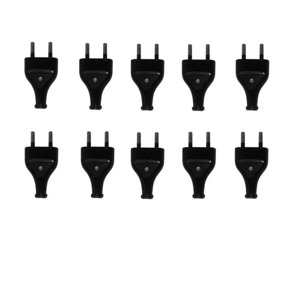 دوشاخه برق الکترو فراز مدل Black بسته 10 عددی دوشاخه برق الکترو فراز مدل Black بسته 10 عددی