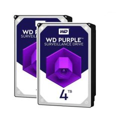 هارددیسک اینترنال وسترن دیجیتال مدل WD40PURX ظرفیت 4 ترابایت بسته دو عددی