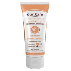 کرم ضد آفتاب سان سیف مدل سنسی فلوئید  SPF 50 حجم 50 میلی لیتر