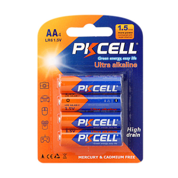 باتری قلمی پی کی سل مدل Ultra C بسته 4 عددی باتری قلمی پی کی سل مدل Ultra C بسته 4 عددی