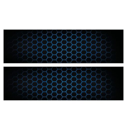 برچسب رکاب خودرو گراسیپا طرح Hexaمدل A03 بسته ۲ عددی