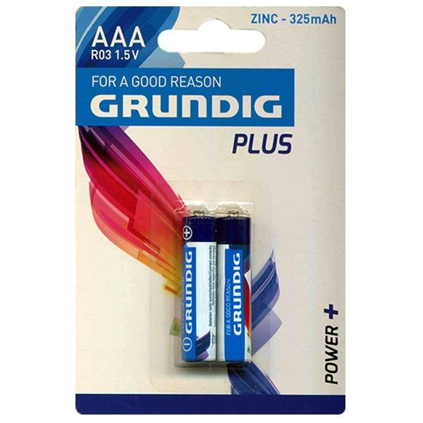 باتری نیم قلمی گراندیگ Plus AAA 325mAh باتری نیم قلمی گراندیگ Plus AAA 325mAh