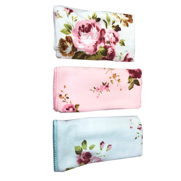 دستمال آشپزخانه طرح گل بسته 3 عددی دستمال آشپزخانه طرح گل بسته 3 عددی