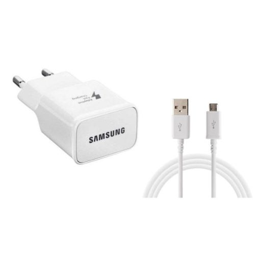 شارژر دیواری مدل EP-TA20EWE به همراه کابل تبدیل USB به microUSB مدل EP-DG925UWE طول 1.2 مترغیر اصل