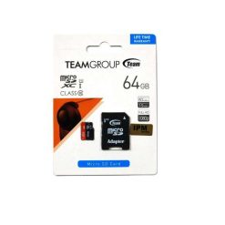 کارت حافظه microSDXC تیم گروپ کلاس 10 استاندارد UHS-I U1 سرعت 90MBps 500X ظرفیت 64 گیگابایت