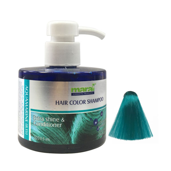 شامپو رنگساژ مارال مدل Aquamarine شماره 8.15 حجم 220 میلی لیتر شامپو رنگساژ مارال مدل Aquamarine شماره 8.15 حجم 220 میلی لیتر