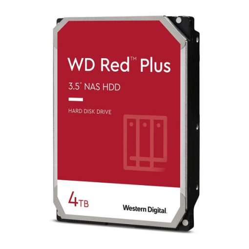 هارد اینترنال وسترن دیجیتال مدلWestern Digital 4TB WD Red Plus NAS- WD40EFZXظرفیت 4 ترابایت