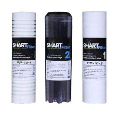 فیلتر دستگاه تصفیه کننده آب اسمارت دراپ مدلمدل PP/GAC/CTO بسته 3 عددی