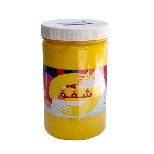 رنگ تمام پلاستیک زرد شفق کد P310 حجم 1 لیتر