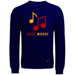 سویشرت مردانه 27 مدل Just music کد V24 رنگ سرمه ای