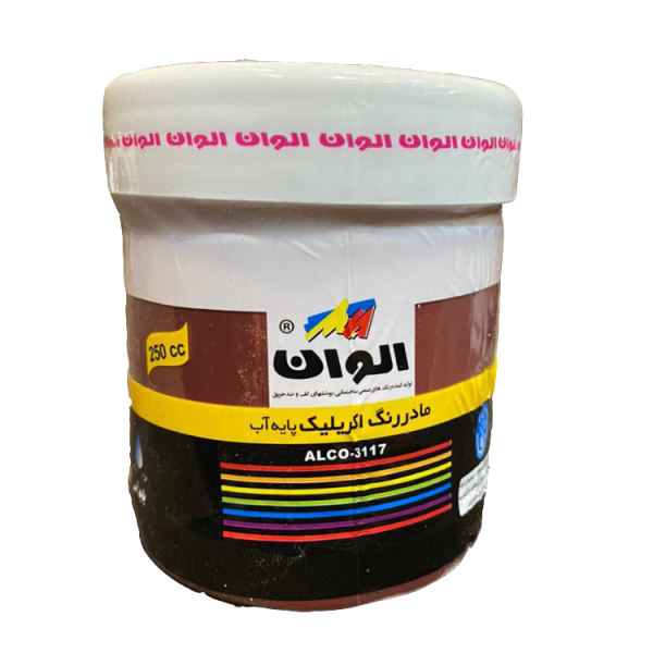 مادر رنگ آلبالویی اکریلیک الوان کد 595 حجم 250 میلی لیتر مادر رنگ آلبالویی اکریلیک الوان کد 595 حجم 250 میلی لیتر