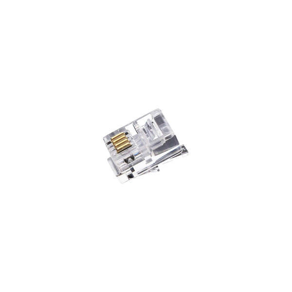 کانکتور RJ11-4PIN کی نت پلاس مدل K316 بسته 50 عددی کانکتور RJ11-4PIN کی نت پلاس مدل K316 بسته 50 عددی