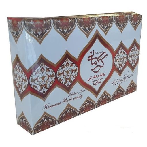 پولکی زعفرانی گز کرمانی – 450 گرم