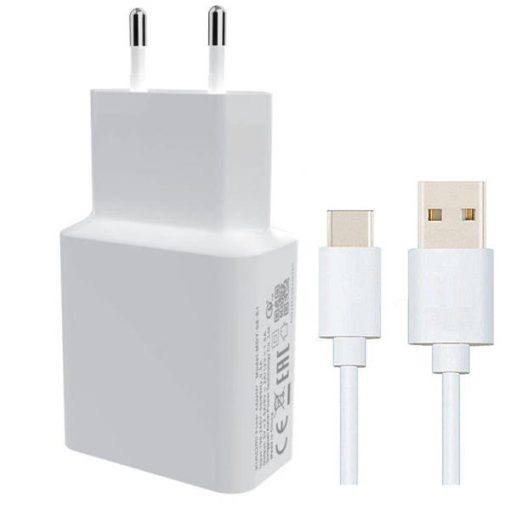 شارژر دیواری شیائومی مدل MDY-0Z به همراه کابل تبدیل USB-C