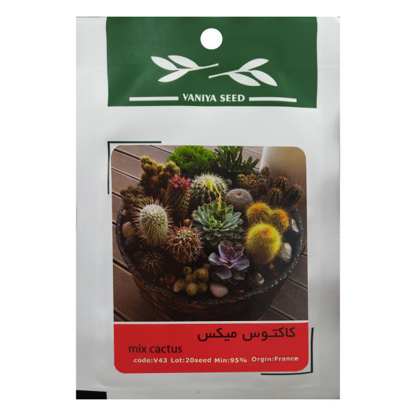 بذر کاکتوس میکس وانیا سید مدل V43 بذر کاکتوس میکس وانیا سید مدل V43