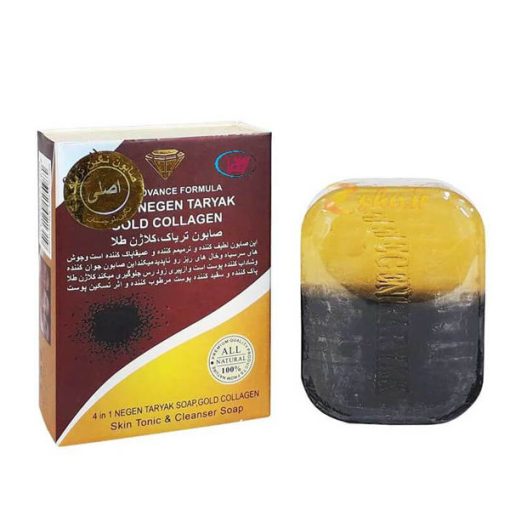 صابون شستشو نگین مدل GOLD COLLAGEN وزن 115 گرم