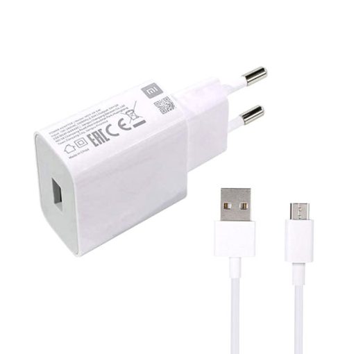 شارژر دیواری شیائومی مدل MDY-09-EW ه همراه کابل تبدیل microUSB