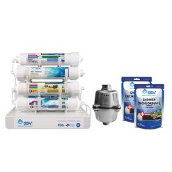 دستگاه تصفیه کننده آب اس اس وی مدل Jetline x900 به همراه فیلتر و شارژ یدک وزن 140 گرم