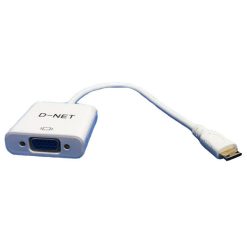 مبدلMINI HDMI به VGA دی نت مدل D-03