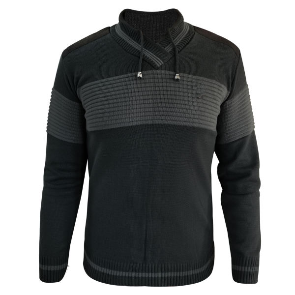 پلیور مردانه مدل 8098 رنگ نوک مدادی پلیور مردانه مدل 8098 رنگ نوک مدادی